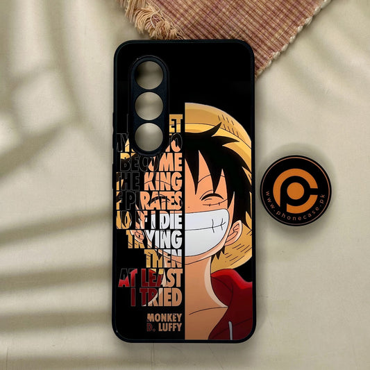 Itel S25 - Anime - Premium Metal Printed Soft Bumper Shock Proof Case