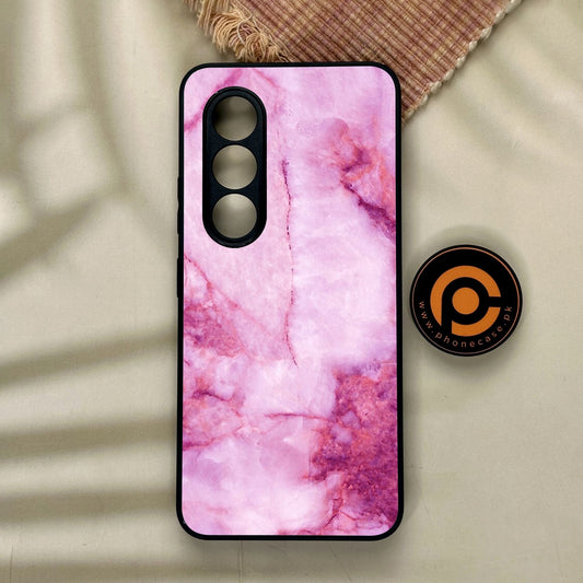 Itel S25 - Pink Design 5 - Premium Metal Printed Soft Bumper Shock Proof Case