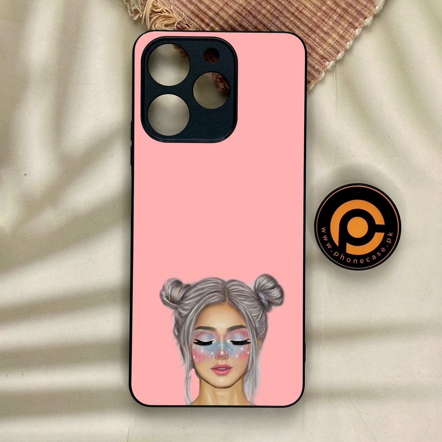 Realme Note 70 - Anime Girls Design 4 - Premium Metal Printed Soft Bumper Shock Proof Case