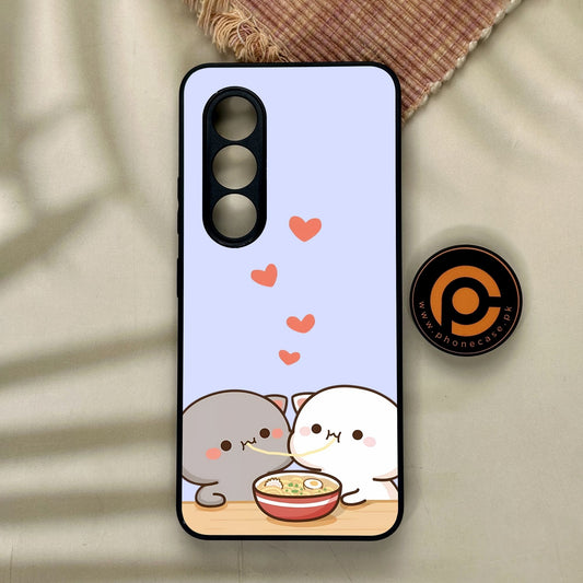 Itel S25 - Cute Bubu Dudu Design 10 - Premium Metal Printed Soft Bumper Shock Proof Case