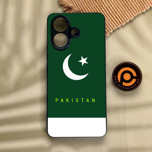 Vivo V60 Lite  - Pakistan Design 5 - Premium Metal Printed Soft Bumper Shock Proof Case