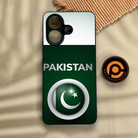 Vivo V60 Lite  - Pakistan Design 7 - Premium Metal Printed Soft Bumper Shock Proof Case