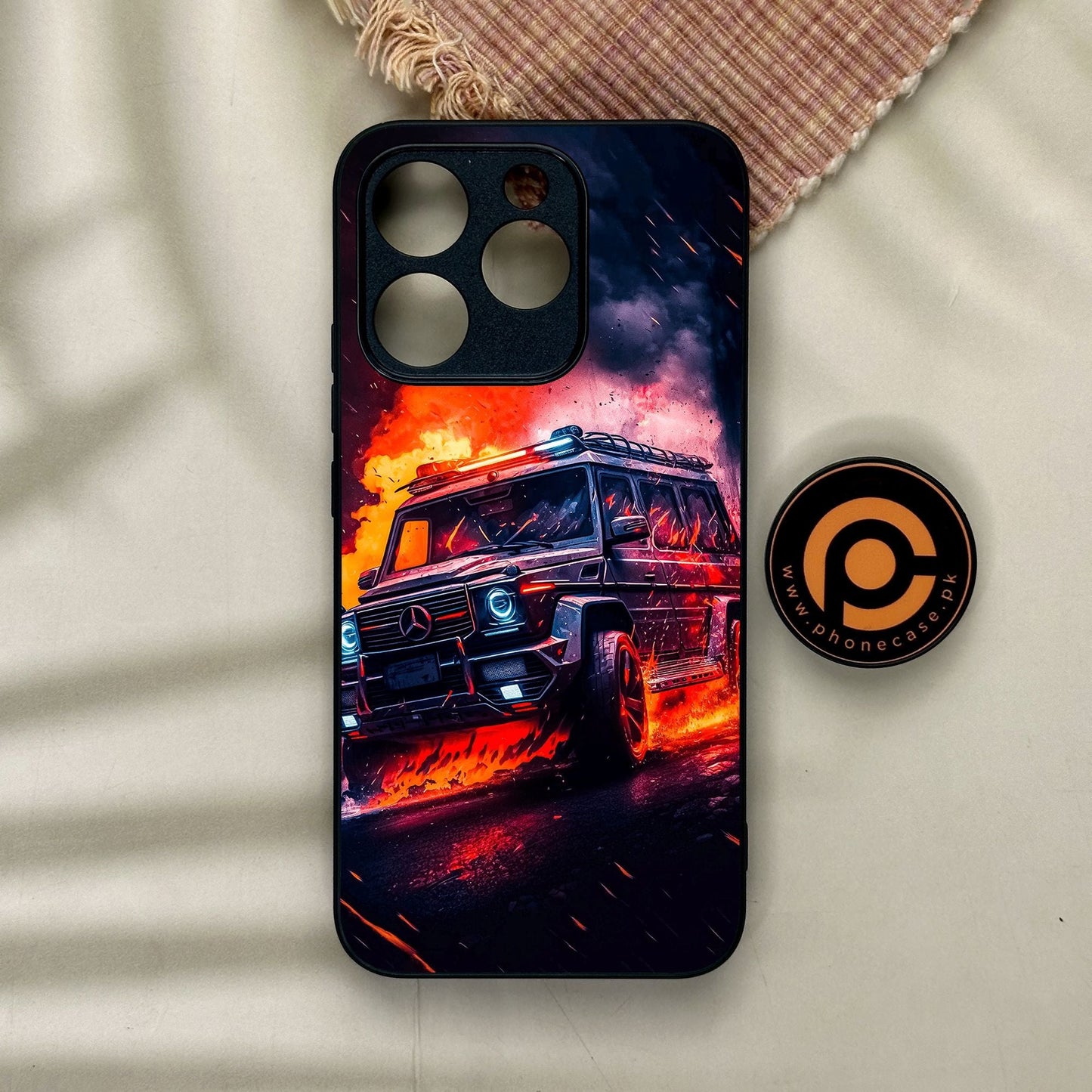 Realme 15T - Racing Design 2 - Premium Metal Printed Soft Bumper Shock Proof Case