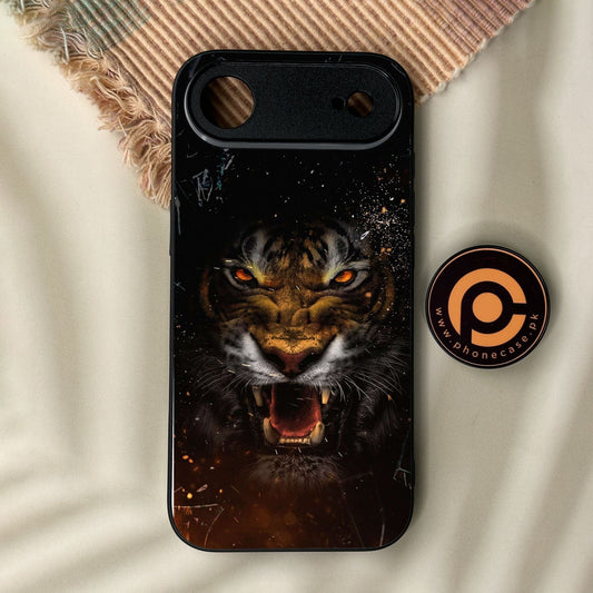 iPhone Air - Tiger Design 9 - Premium Metal Printed Soft Bumper Shock Proof Case