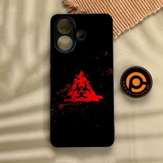 Vivo V60 Lite  - Biohazard Design 4 - Premium Metal Printed Soft Bumper Shock Proof Case