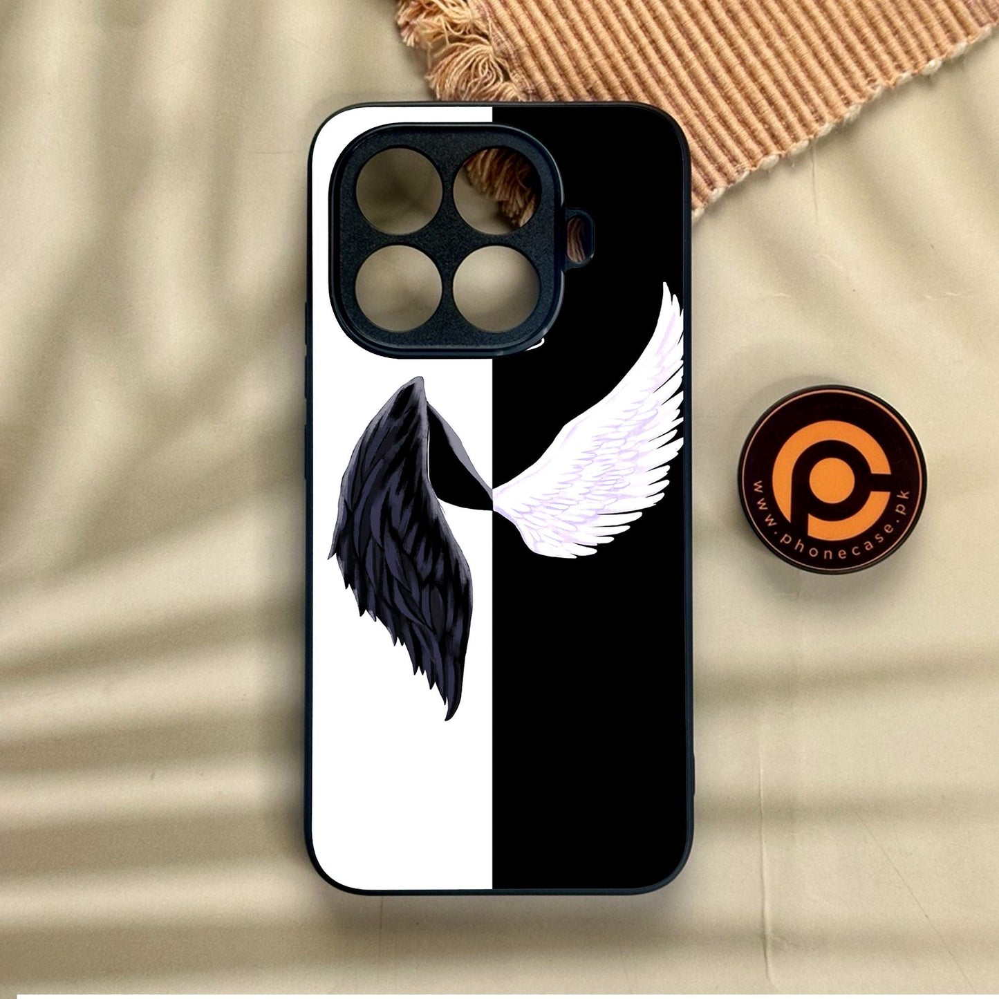 Xiaomi 15T Pro - Angel 2.0 Design 5 - Premium Metal Printed Soft Bumper Shock Proof Case