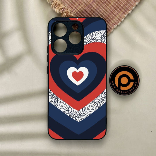 Realme 15T - Heart 2.0 Design 3 - Premium Metal Printed Soft Bumper Shock Proof Case