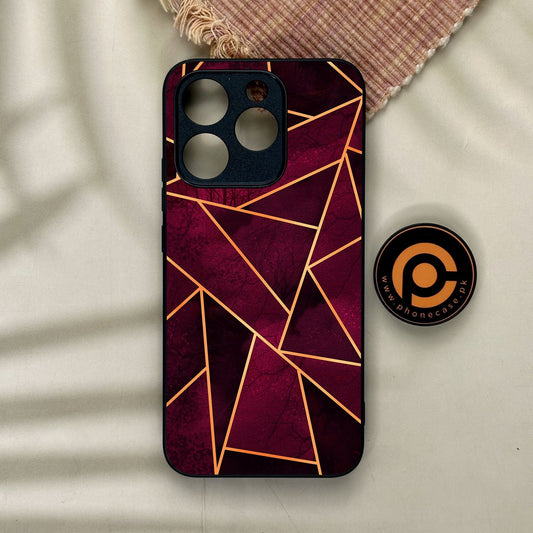 Realme 15T - Geometric Design 4 - Premium Metal Printed Soft Bumper Shock Proof Case