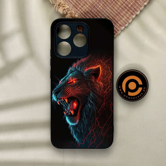 Realme 15T - Tiger 2.0 Design 6 - Premium Metal Printed Soft Bumper Shock Proof Case