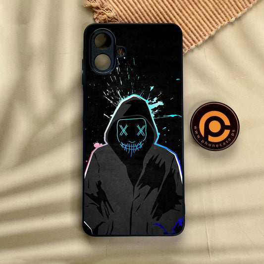 Samsung Galaxy A07 - Anonymous 2.0 Design 8 - Premium Metal Printed Soft Bumper Shock Proof Case