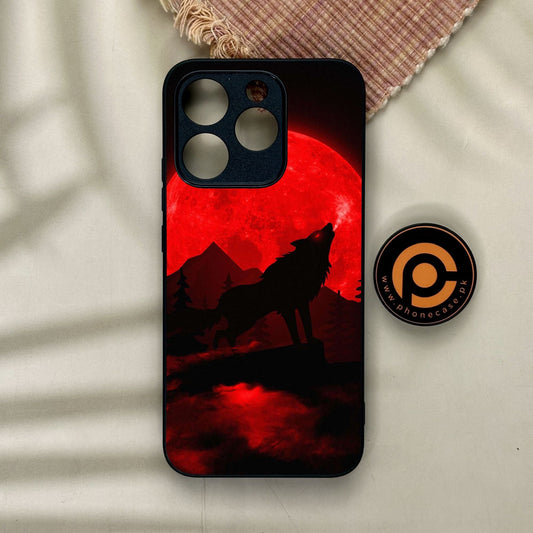 Realme 15T - Wolf Design 5 - Premium Metal Printed Soft Bumper Shock Proof Case