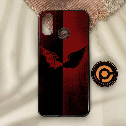 Honor 9X Lite - Angel 2.0 Design 6 - Premium Metal Printed Soft Bumper Shock Proof Case