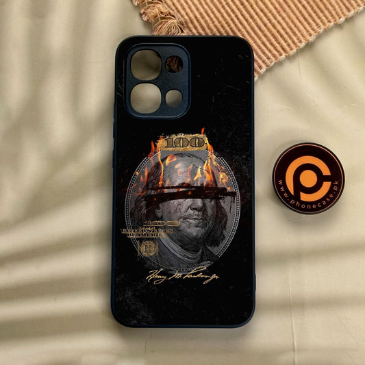 Oppo A6 Pro - Dollar Design 10 - Premium Metal Printed Soft Bumper Shock Proof Case