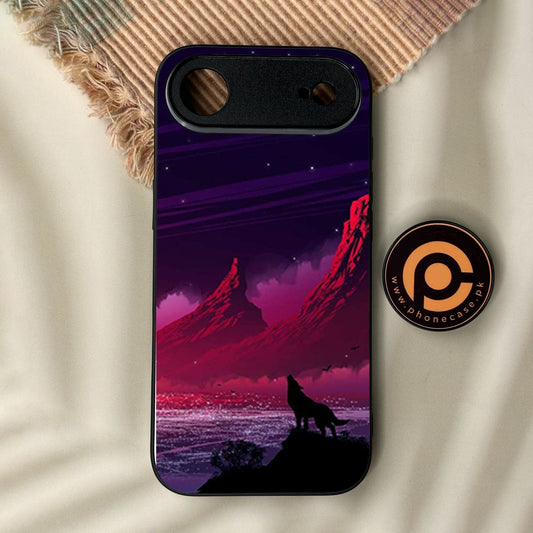 iPhone Air - Wolf Design 7 - Premium Metal Printed Soft Bumper Shock Proof Case