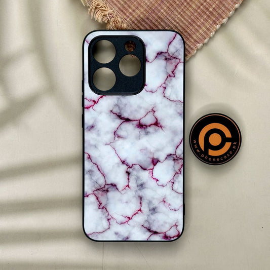 Realme 15T - White Design 1 - Premium Metal Printed Soft Bumper Shock Proof Case