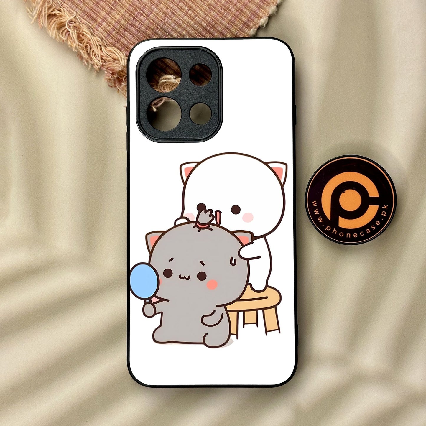 OnePlus 13T - Cute Bubu Dudu Design 7 - Premium Metal Printed Soft Bumper Shock Proof Case