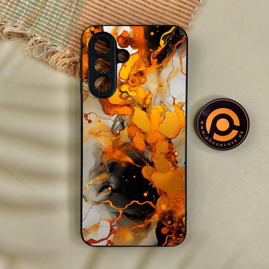 Samsung Galaxy A17 - Liquid Marble Design 2 - Premium Metal Printed Soft Bumper Shock Proof Case