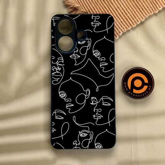 Vivo V60 Lite  - Girls Design 6 - Premium Metal Printed Soft Bumper Shock Proof Case