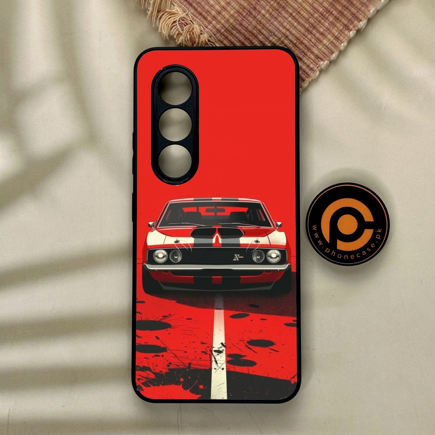 Itel S25 - Classic Racer Vibes - Premium Metal Printed Soft Bumper Shock Proof Case