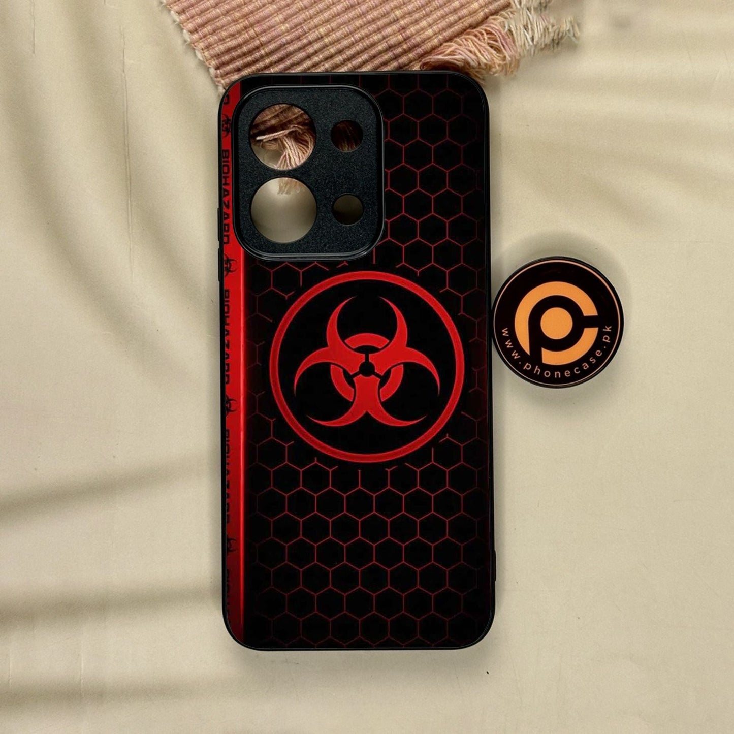 Xiaomi Redmi 15C - Biohazard Design 5 - Premium Metal Printed Soft Bumper Shock Proof Case