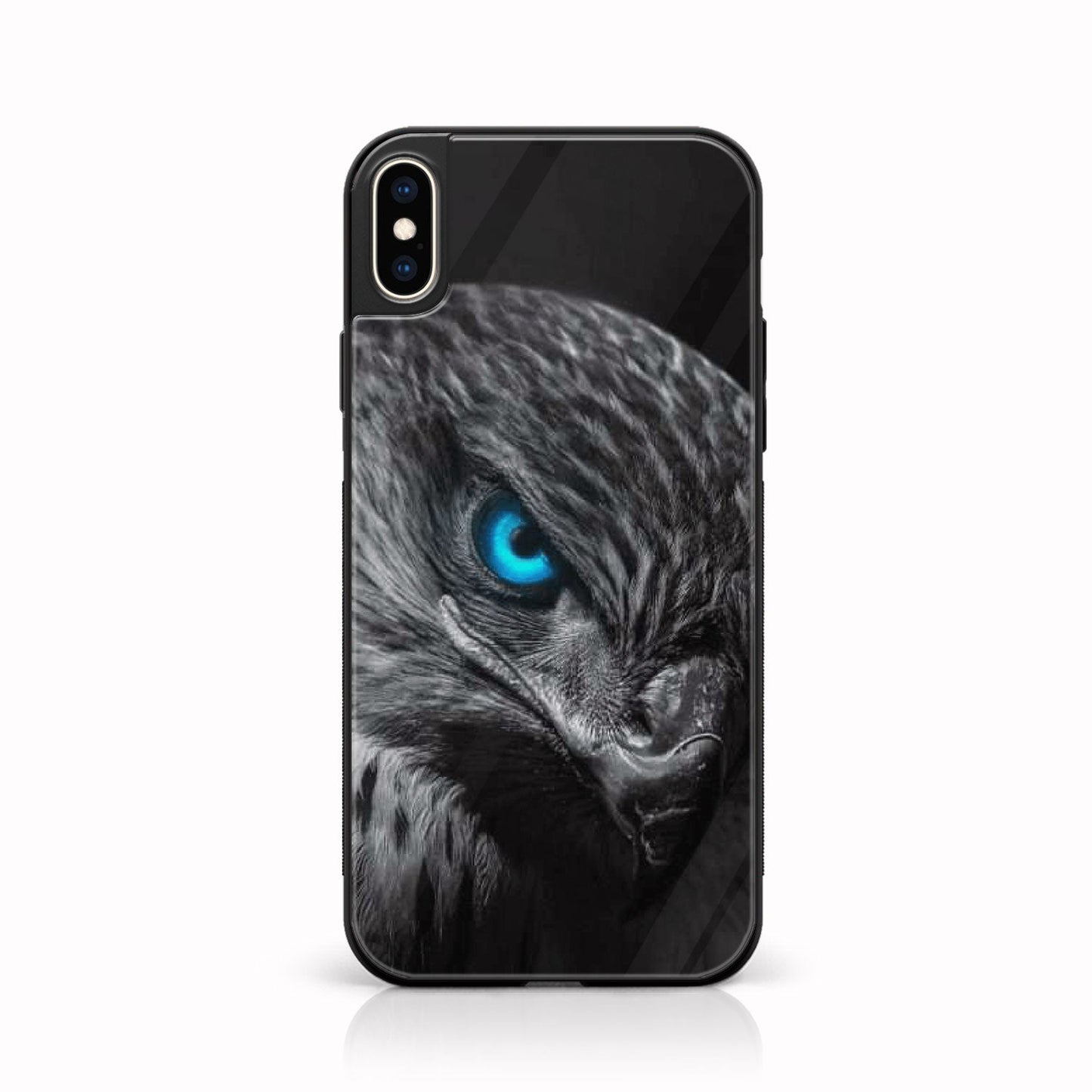 iPhone X/XS - Black Art  Design 2  - Premium Metal Printed soft Bumper shock Proof Case CS-37590 CS-38751