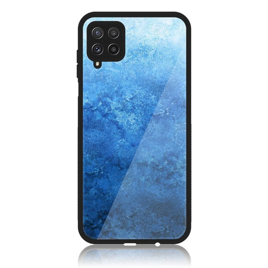 Galaxy A22 Blue Marble S2 Soft Bumper shock Proof Glass Case  CS-39168