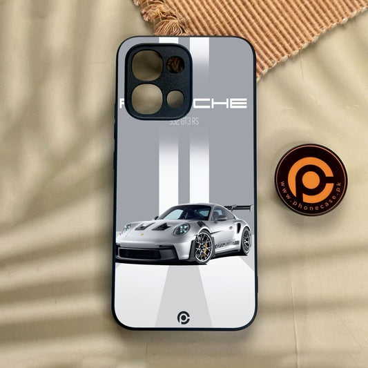 Oppo A6 Pro - Porsche Gt3 Rs Thrill - Premium Metal Printed Soft Bumper Shock Proof Case