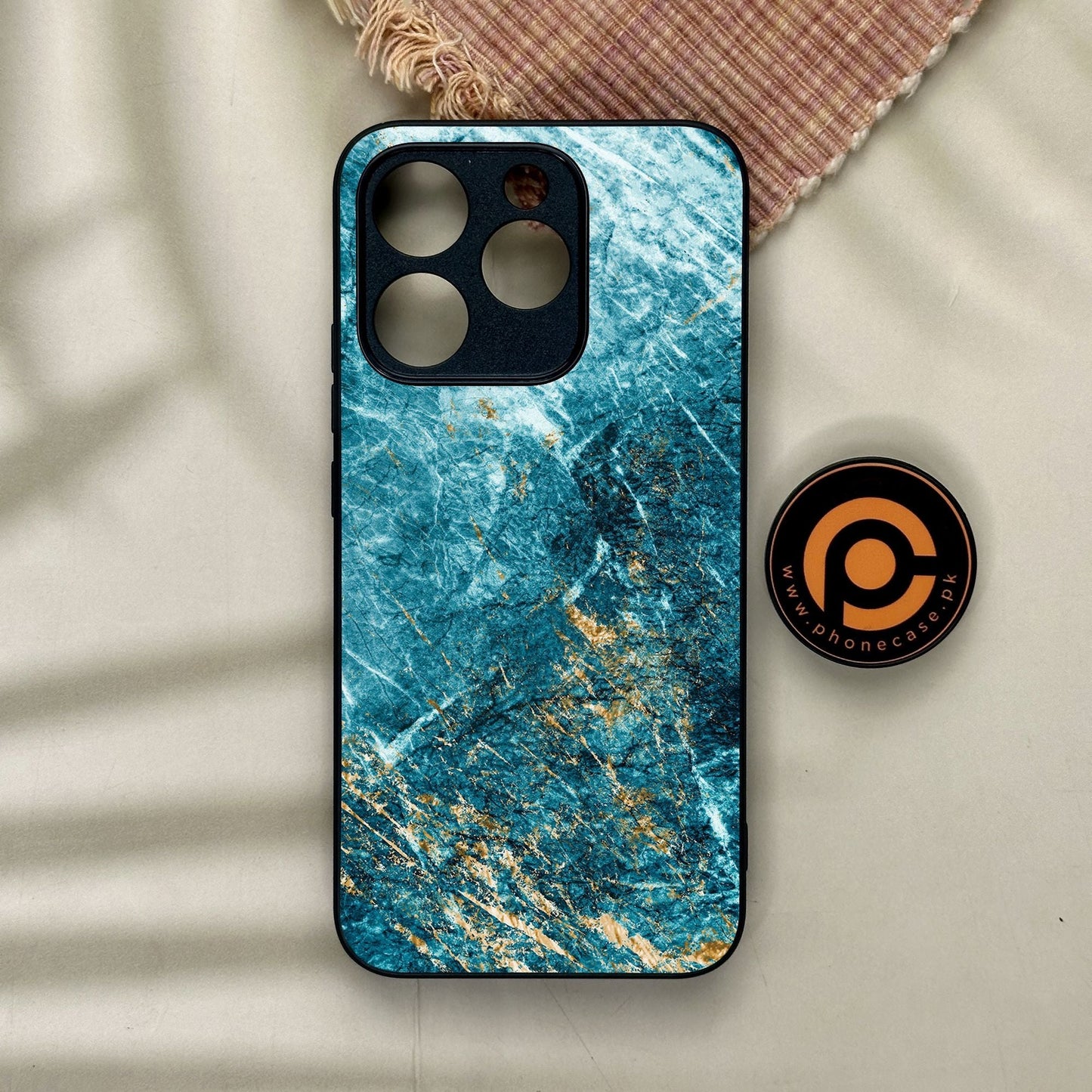 Realme 15T - Blue 2.0 Design 10 - Premium Metal Printed Soft Bumper Shock Proof Case