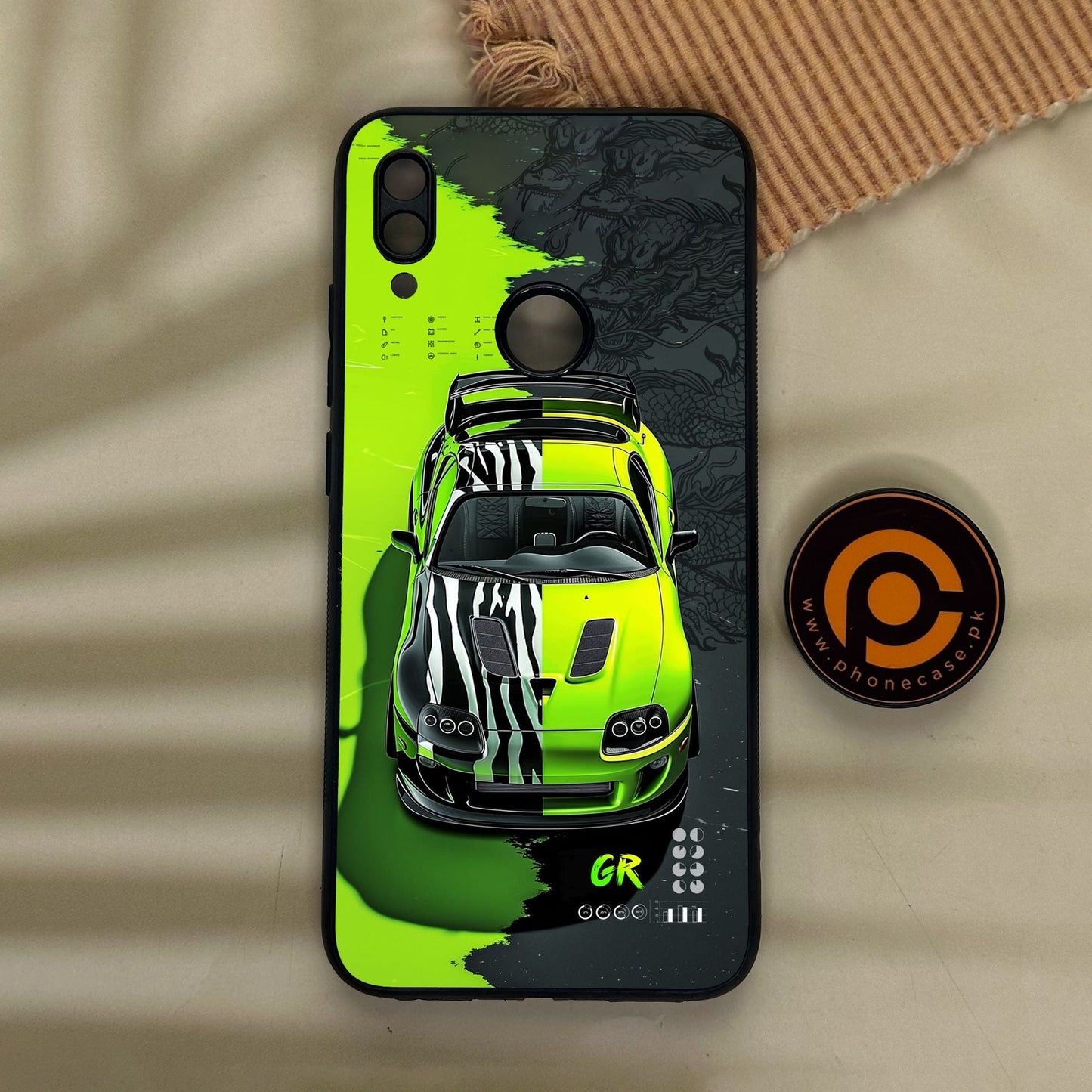 Redmi Note 7 - Trish Art - Premium Metal Printed Soft Bumper Shock Proof Case