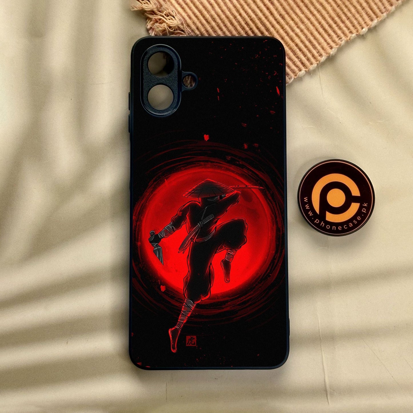 Samsung Galaxy A07 - Ninja Design 5 - Premium Metal Printed Soft Bumper Shock Proof Case