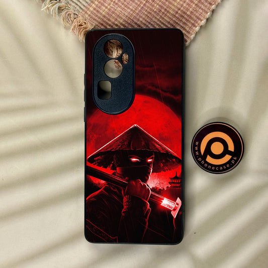 Oppo Reno 10 Pro Plus - Ninja Design 2 - Premium Metal Printed Soft Bumper Shock Proof Case