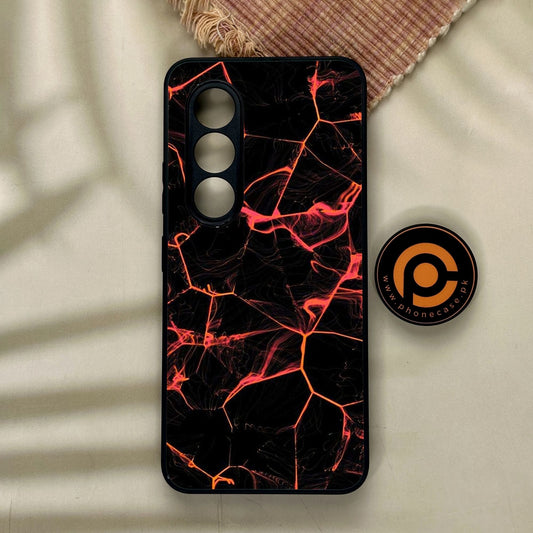 Itel S25 - Black Marble Design 8 - Premium Metal Printed Soft Bumper Shock Proof Case