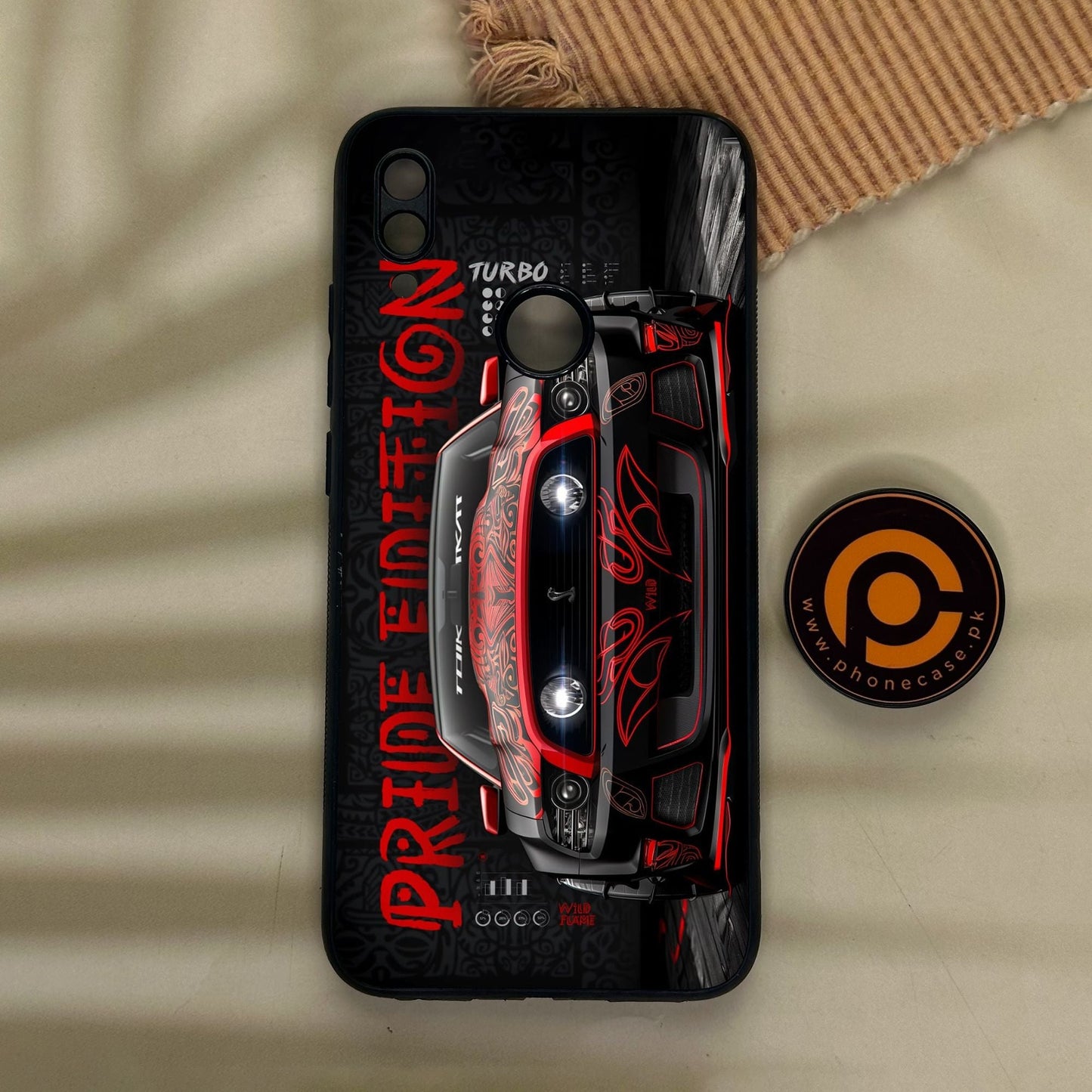 Redmi Note 7 - Cobra X Racing Car - Premium Metal Printed Soft Bumper Shock Proof Case