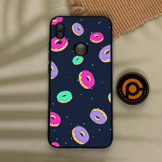 Redmi Note 7 - Colorful Donuts - Premium Metal Printed Soft Bumper Shock Proof Case