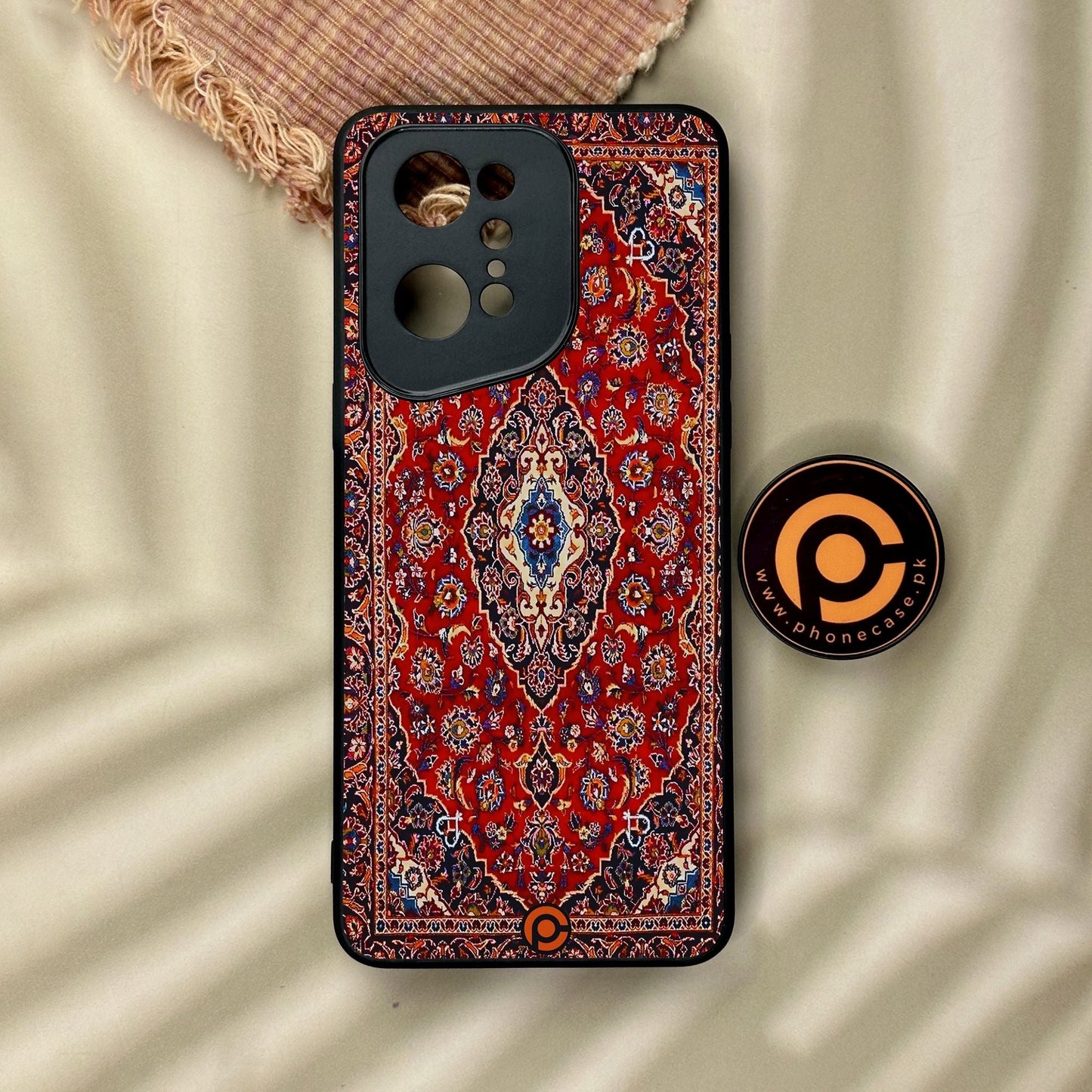 Oppo Find X5 Pro - Persian Rug Design 2 - Premium Metal Printed Soft Bumper Shock Proof Case