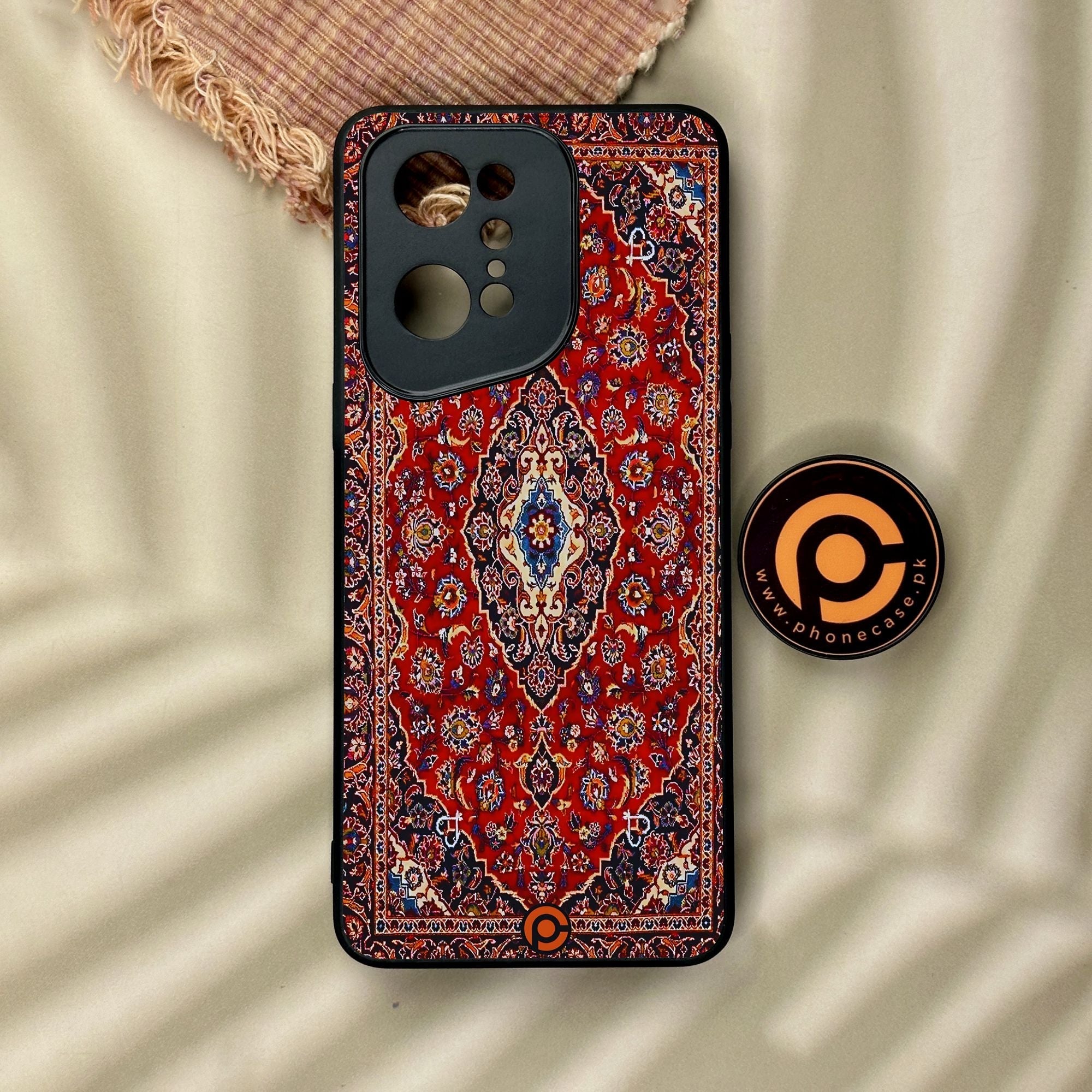 Oppo Find X5 Pro - Persian Rug Design 2 - Premium Metal Printed Soft Bumper Shock Proof Case