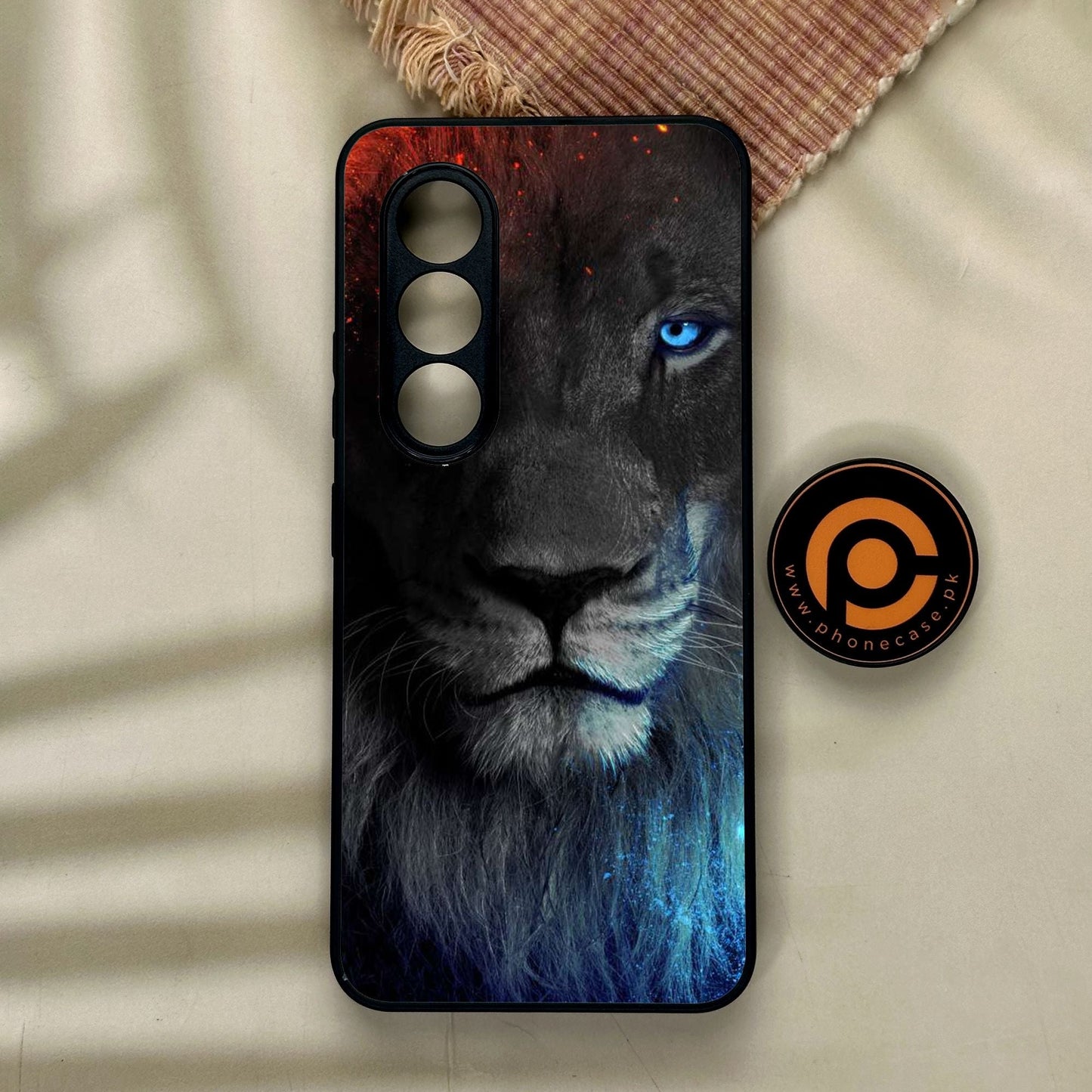 Itel S25 - Tiger Design 4 - Premium Metal Printed Soft Bumper Shock Proof Case