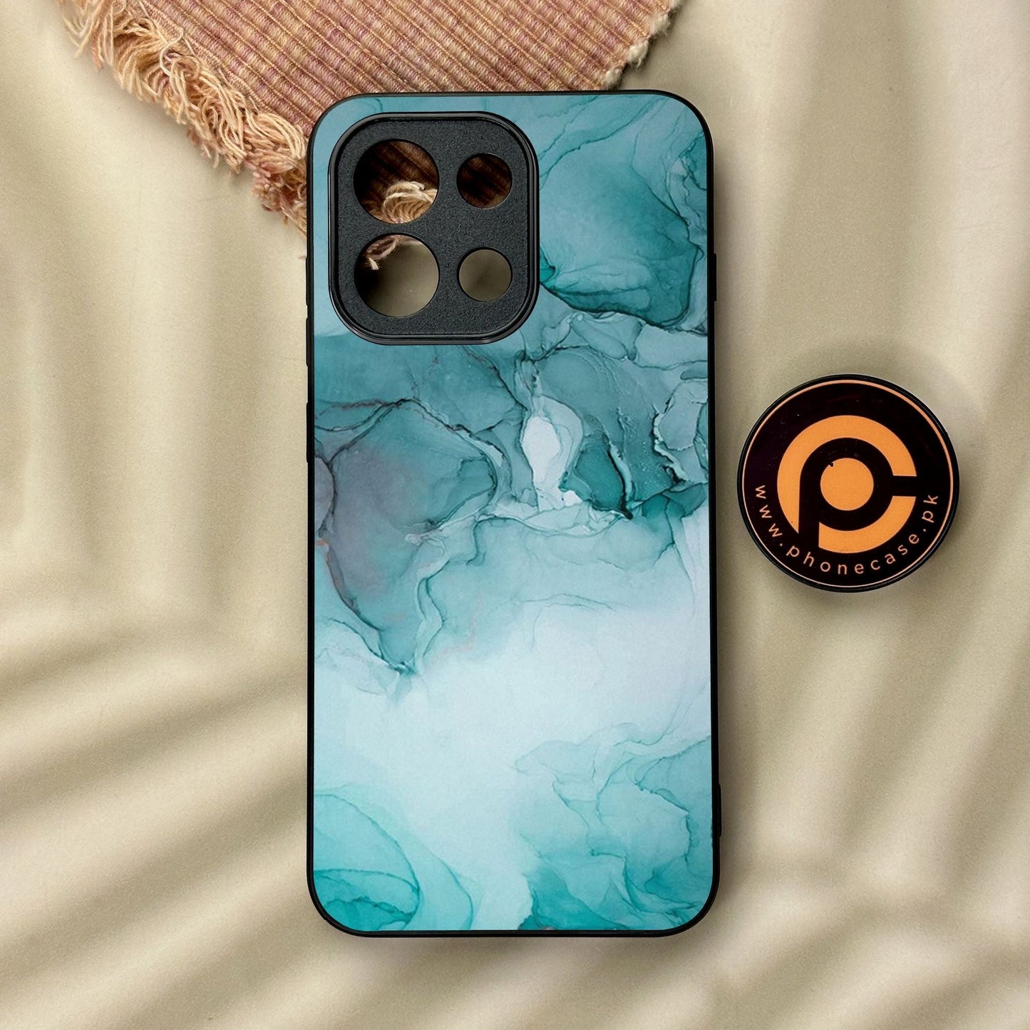 OnePlus 13T - Blue Marble Design 3 - Premium Metal Printed Soft Bumper Shock Proof Case