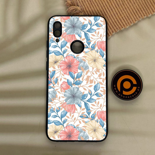 Redmi Note 7 - Seamless Flower - Premium Metal Printed Soft Bumper Shock Proof Case