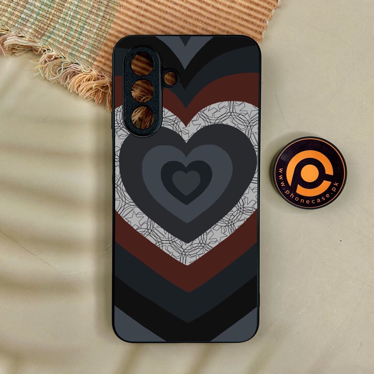 Samsung Galaxy A17 - Heart 2.0 Design 7 - Premium Metal Printed Soft Bumper Shock Proof Case