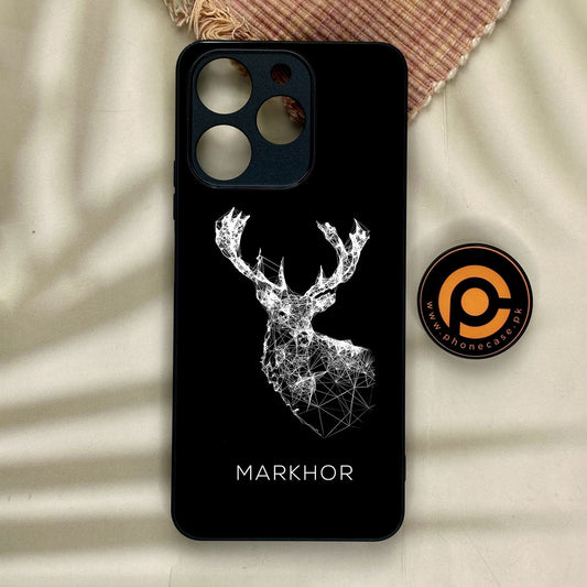 Realme Note 70 - Markhor Design 4 - Premium Metal Printed Soft Bumper Shock Proof Case