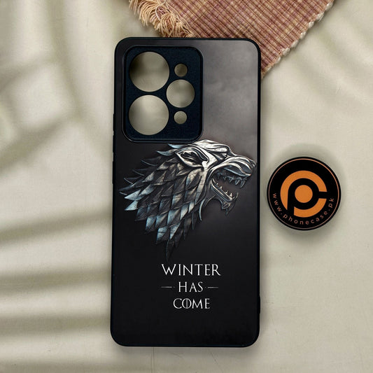 Realme 15 Pro - Winter Has Come Got - Premium Metal Printed Soft Bumper Shock Proof Case