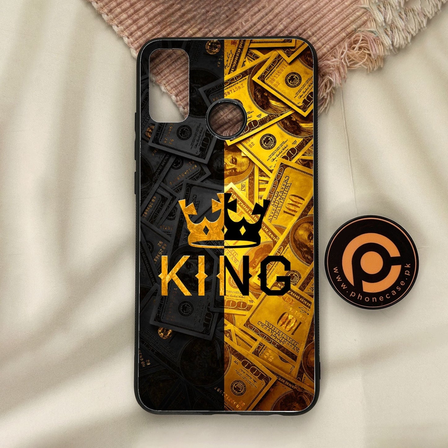 Honor 9X Lite - King Design 9 - Premium Metal Printed Soft Bumper Shock Proof Case