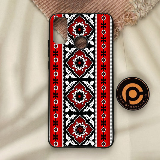 Honor 9X Lite - Ajrak 1 - Premium Metal Printed Soft Bumper Shock Proof Case