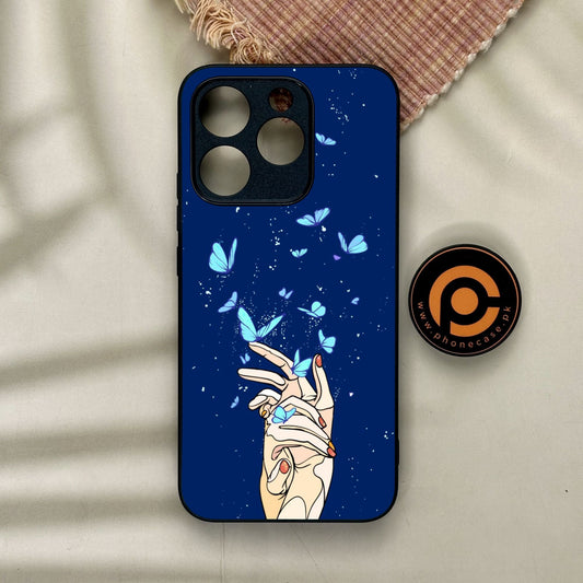 Realme 15T - Butterflies Design 2 - Premium Metal Printed Soft Bumper Shock Proof Case