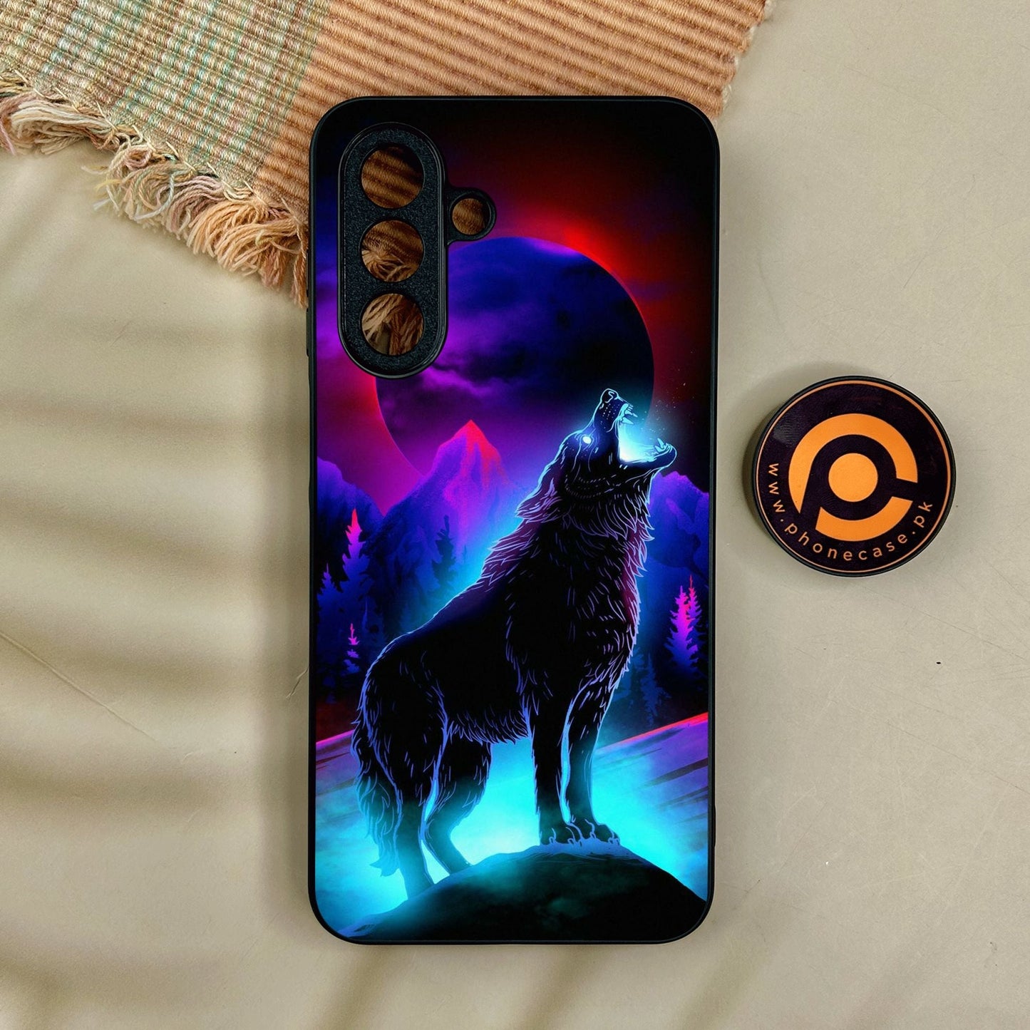 Samsung Galaxy A17 - Wolf Design 2 - Premium Metal Printed Soft Bumper Shock Proof Case