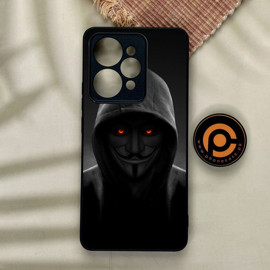 Realme 15 - Anonymous 2.0 Design 4 - Premium Metal Printed Soft Bumper Shock Proof Case