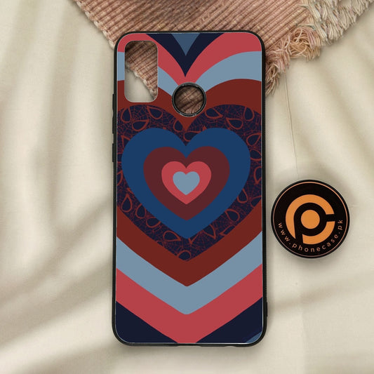 Honor 9X Lite - Heart 2.0 Design 2 - Premium Metal Printed Soft Bumper Shock Proof Case