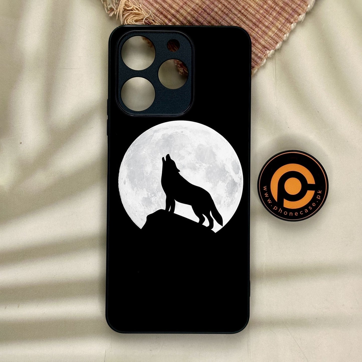 Realme Note 70 - Wolf Design 3 - Premium Metal Printed Soft Bumper Shock Proof Case