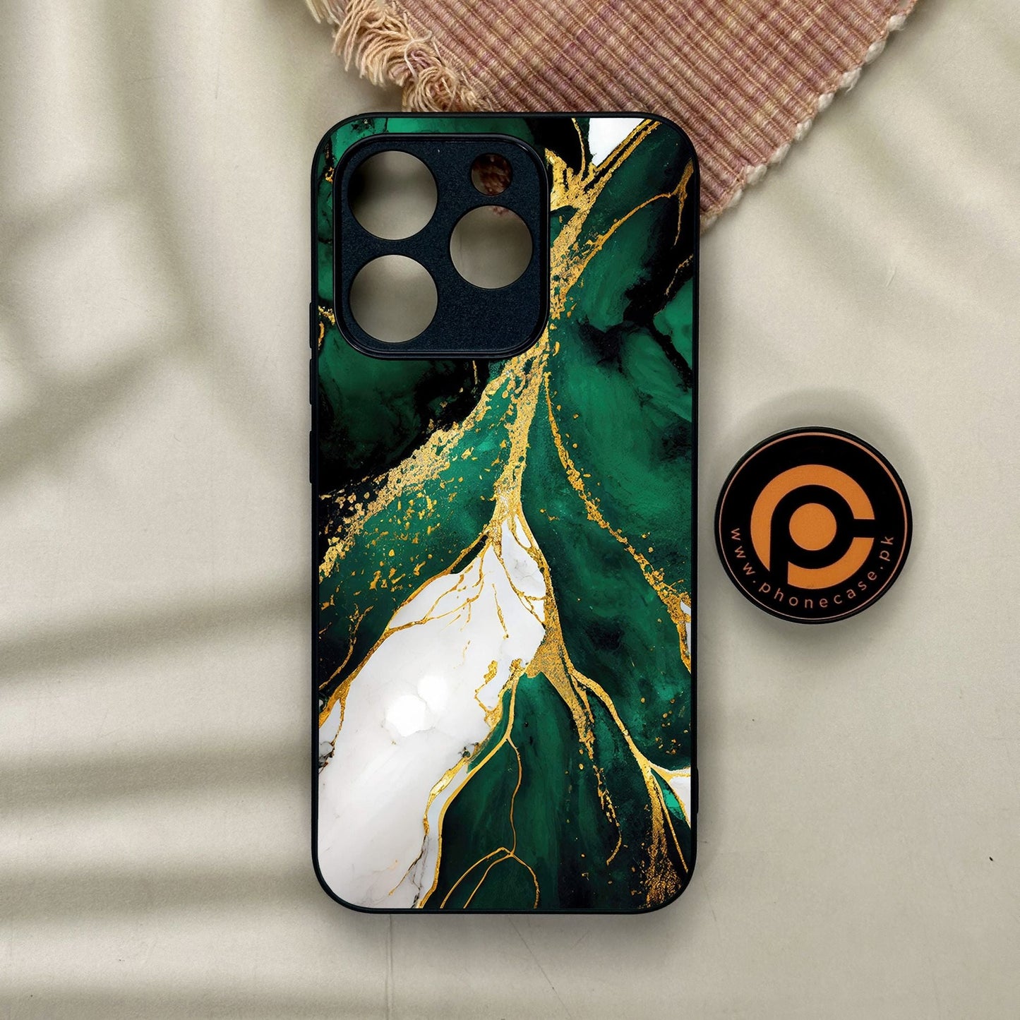 Realme 15T - Liquid Marble Design 7 - Premium Metal Printed Soft Bumper Shock Proof Case